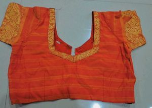 Pink &amp; Orange Saree