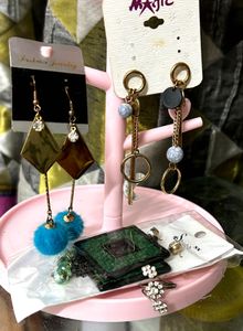 4 ITEMS Sale | 3 EARINGS & 1 Ring