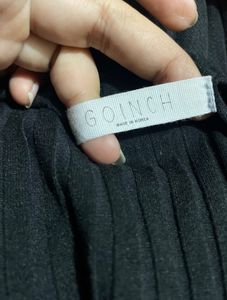 Korean Black Tulle Dress