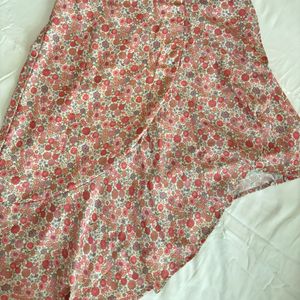 Floral Long  Skirt