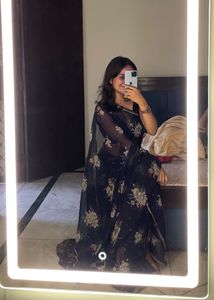 Floral Print Saree