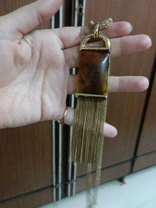 Statement Golden Long Neck Piece