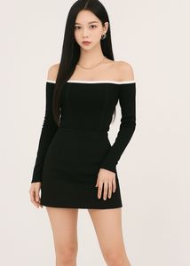 Chic Black Off-Shoulder Top