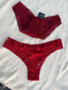 H&amp;M Red &amp; Maroon Brazillian Briefs - New Size-M