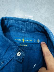 Ralph Lauren 🐎dark blue Denim shirt
