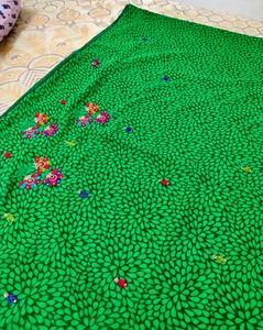 NEW GEORGETTE SAREE 💚