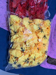Yellow Flower Garland Ganpati Decorations New