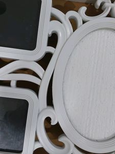 a white medium size photo frame