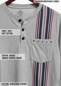 Stylish Striped WROGN Shirt for men (XL) size