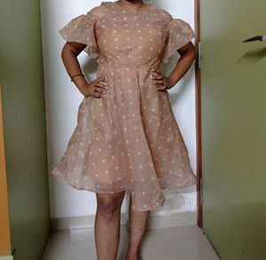 Knee Length Off Shoulder One Piece 🤎