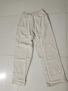 Cream Trouser