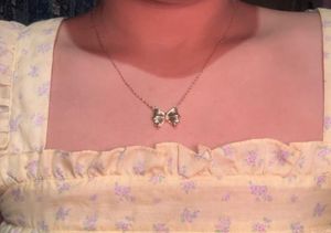 Gold Bow Necklace 🎀✨