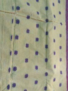 Bengal Yellow Colored Cotton Saree