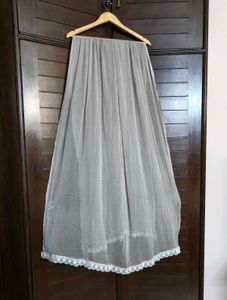 Women Grey Cotton Chikankari Embroidery Suit Set