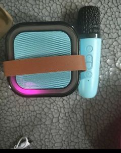 PORTABLE KAROKE SPEAKER RECHARGABLE