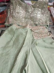 Sage Green Sequiens Dress