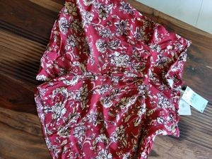 Floral Red Shorts From MANGO