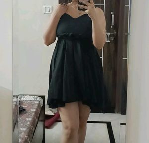 Black Fit &amp; Flare Dress