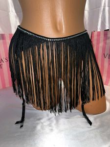 VICTORIAS SECRET GARTER BELT RHINESTONES XS S