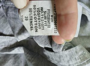 Van Heusen Grey Long Sleeve Button-Down Shirt