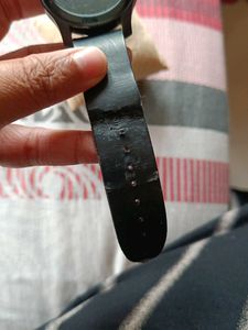 Black Strap Watch