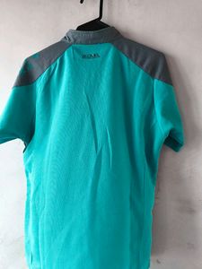 Jade Blue Teal &amp; Gray Athletic Top