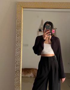 Black Long Sleeves Bolero SHRUG