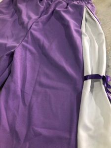 Stylish Purple &amp; White Pants