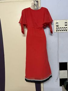 Elegant Red Ethnic Gown