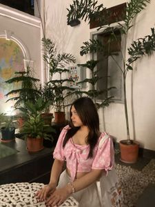 Aesthetic Pink Crop Top