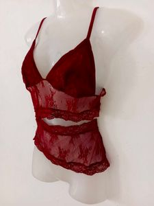 Red Lace Bralette