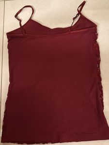 Floral Lacey Spaghetti Top