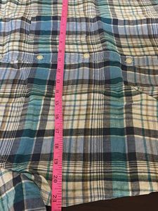 UCB Linen Plaid Casual Shirt