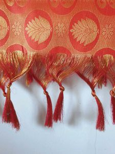 Vibrant Red And Gold Palette Dupatta
