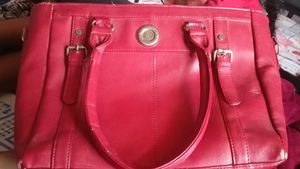Red Leather Handbag