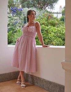 H&M Pintresty 🌸Striped Pink Sundress