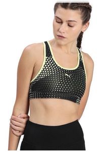PUMAWomen Sports Lightly Padded Bra (Black)