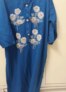 Beautiful Office Wear Straight Kurta💙🌀