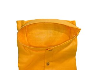 Traditional Men&#39;s Yellow Kurta