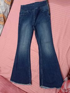 Flared Denim Jeans