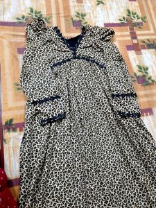Leopard Print Maxi Dress