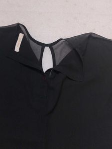 Black Sheer Blouse