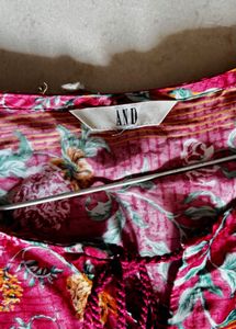 AND Floral Maxi Dress With Pockets