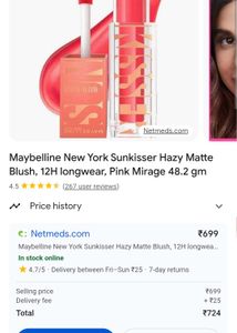 Maybelline Sunset Blush And Highlighter Duo