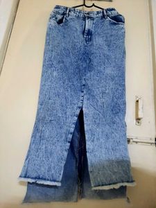 Women Denim Long Skirt