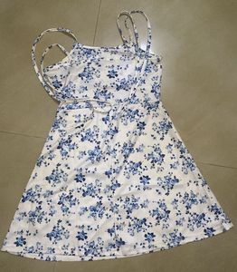 meesho Floral Mini Dress