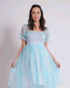 Sky Blue Cloud dress