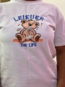 Cute Bear Graphic Tee &amp; Pants Set