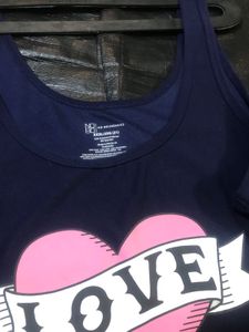 Cute Navy Blue Tank Top