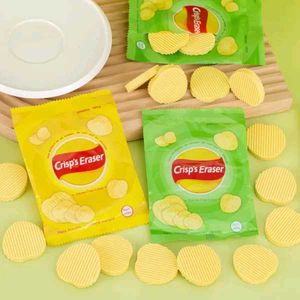 4 Chips Erasers In One Pack